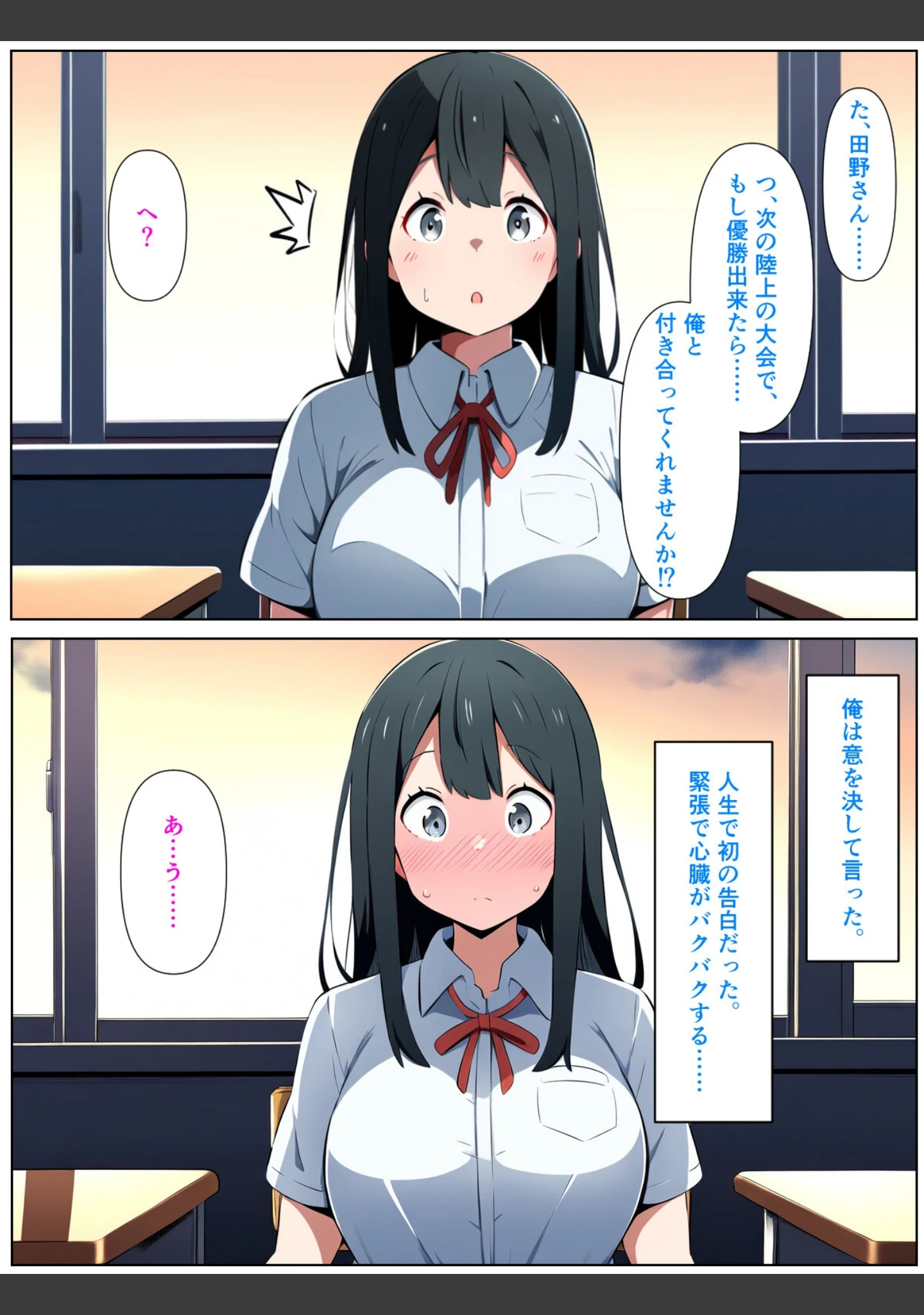「黒髪陰キャの幼馴染をチャラ男先輩に寝取られる話【白抜き修正版】」（ぬぽぬぽらぼ） 試し読み 9ページ目