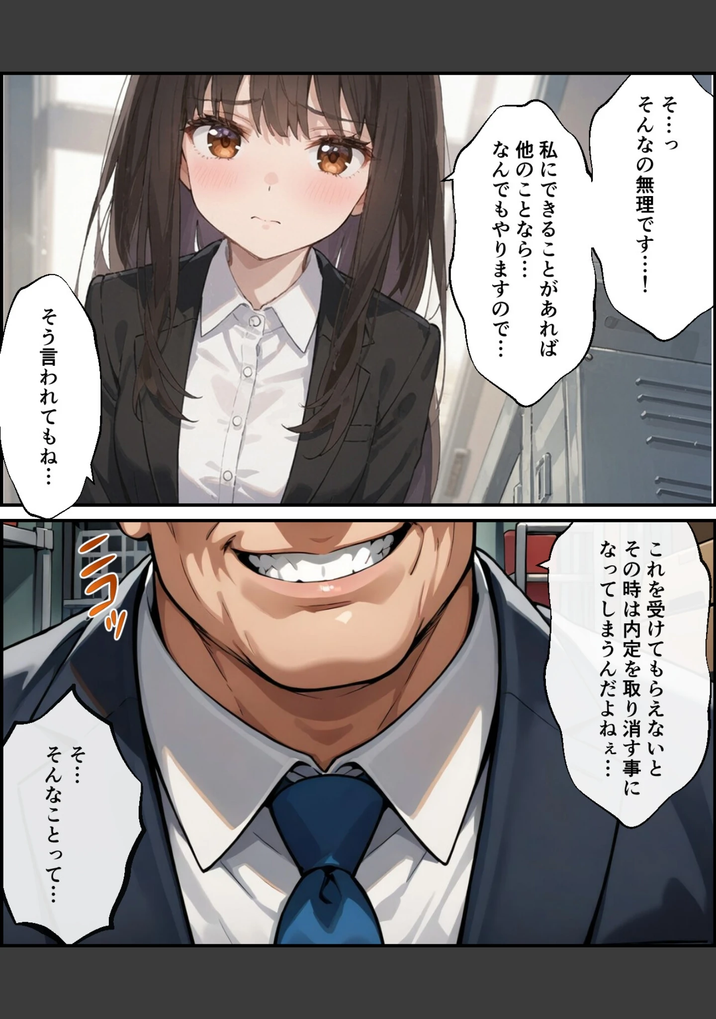「配属先は「奉仕部」でした 〜福利厚生で新入社員とH仕放題の会社〜【白抜き修正版】」（A-GirlsGo） 試し読み 2ページ目