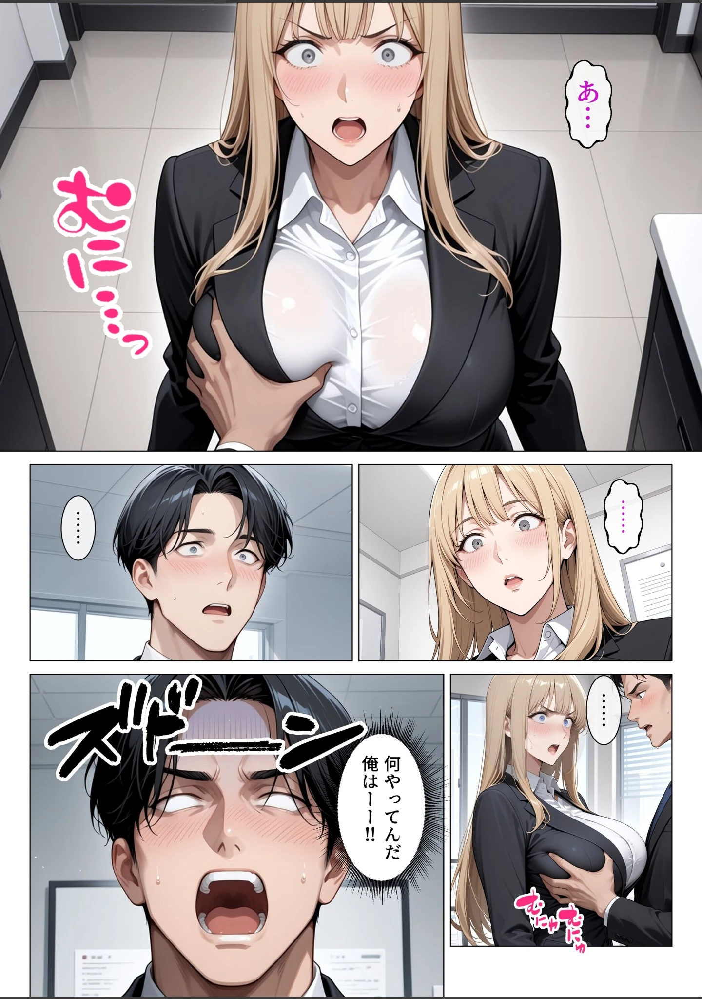「冷酷無比な女上司がらぶらぶエッチで中出し懇願【白抜き修正版】」（ちじょりーの） 試し読み 13ページ目