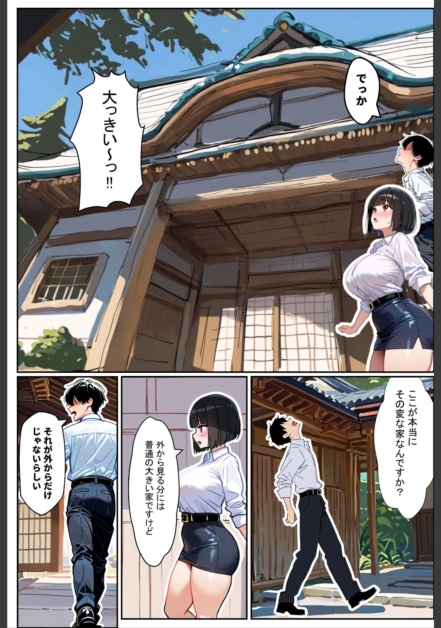 「変な家〜若妻（24）がセックスするためだけの部屋〜【白抜き修正版】」（ロマンガールズ） 試し読み 2ページ目
