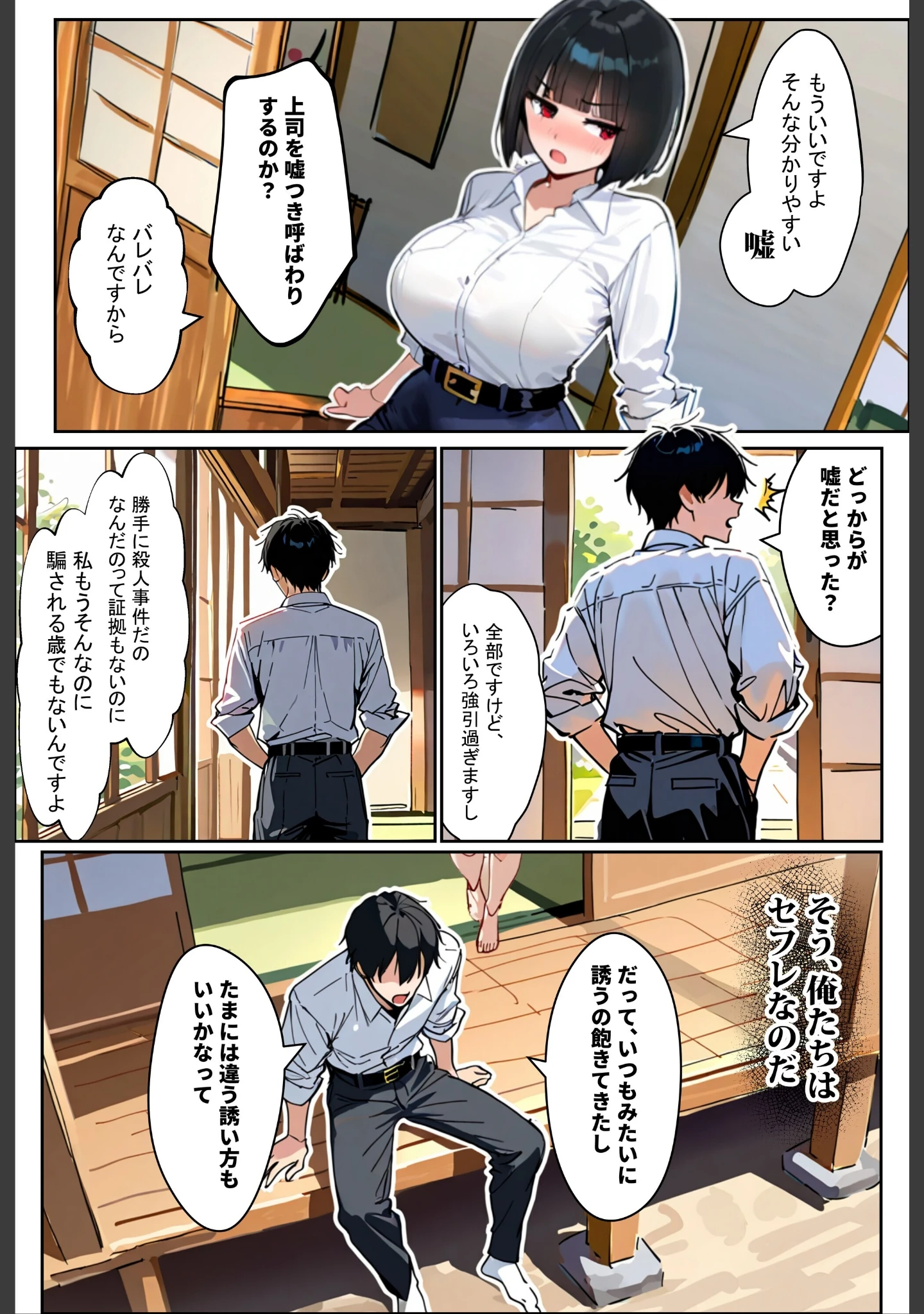 「変な家〜若妻（24）がセックスするためだけの部屋〜【白抜き修正版】」（ロマンガールズ） 試し読み 7ページ目