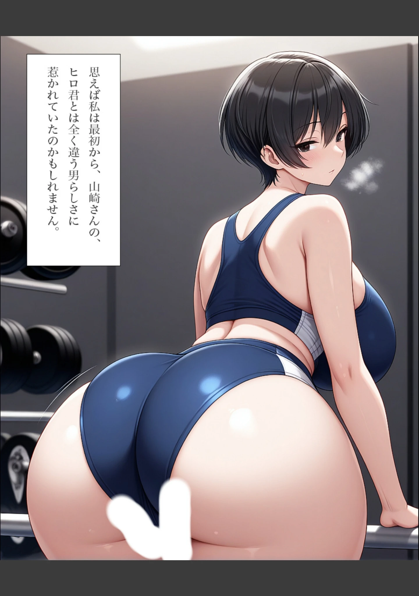 「パーソナルジムトレーナーに彼女を寝取られました。【白抜き修正版】」（れっさーぱんだ。） 試し読み 11ページ目