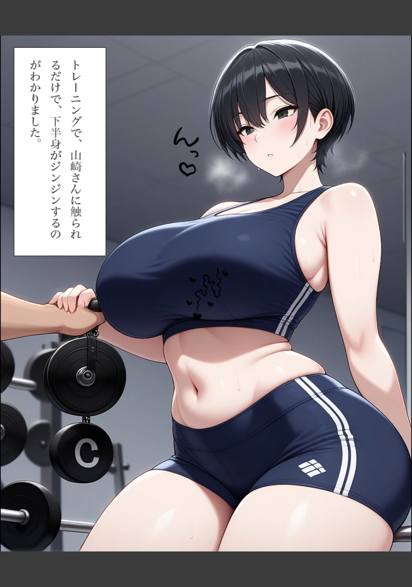 「パーソナルジムトレーナーに彼女を寝取られました。【白抜き修正版】」（れっさーぱんだ。） 試し読み 12ページ目