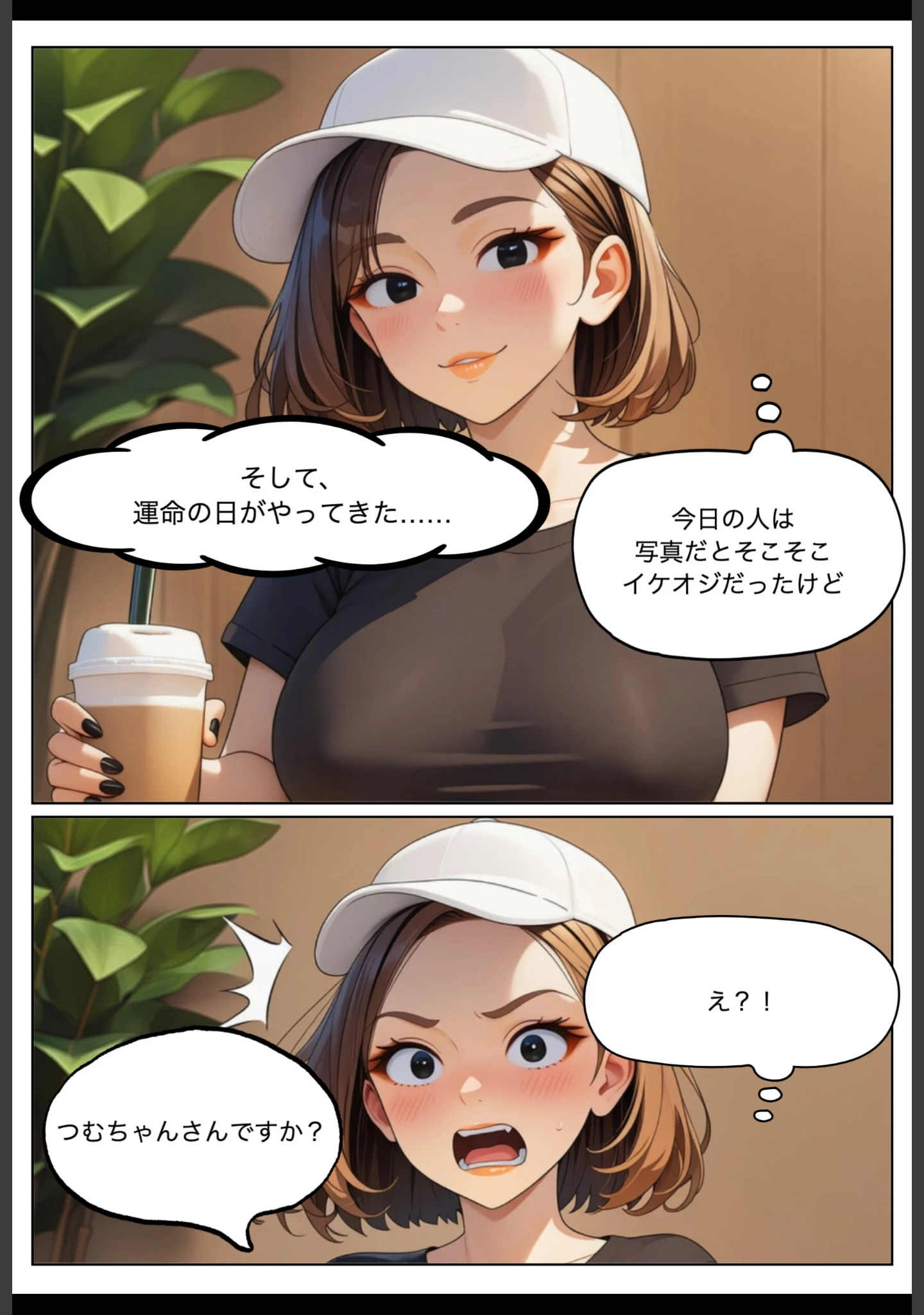 「パパ活女子・中谷紬（24）がキモおじのデカ〇ンに沼るまでの話。【白抜き修正版】」（れっさーぱんだ。） 試し読み 4ページ目
