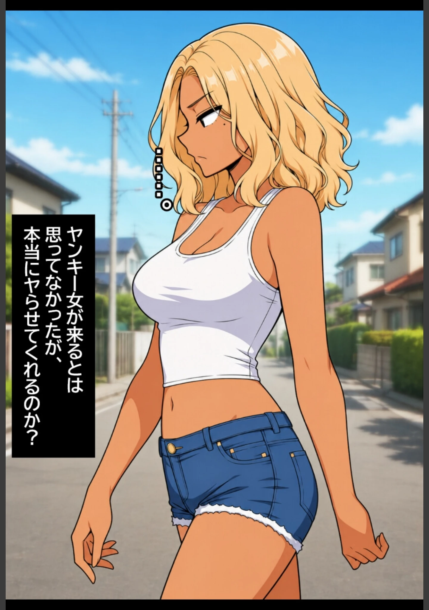 「深夜のド〇キにいそうなヤンキー女を孕ませる。【白抜き修正版】（単話）」（ハラメウメ） 試し読み 2ページ目
