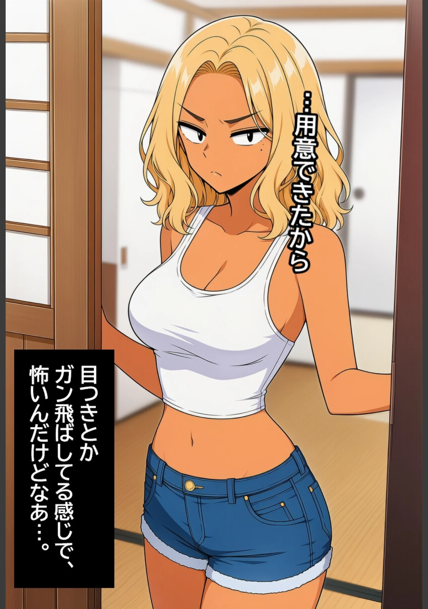 「深夜のド〇キにいそうなヤンキー女を孕ませる。【白抜き修正版】（単話）」（ハラメウメ） 試し読み 3ページ目