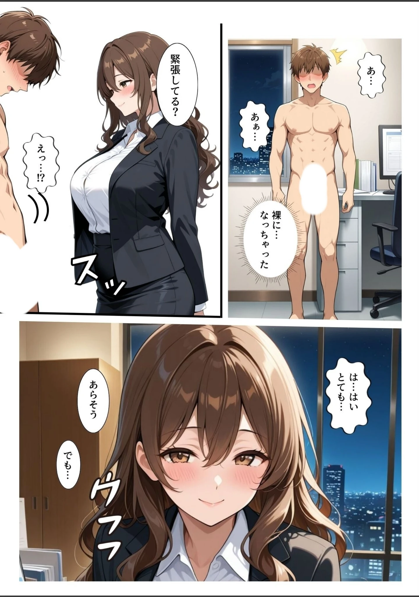 「ビッチな先輩のエロ過ぎるSEX指導！とある後輩は例外でした？！【白抜き修正版】」（ブルートラブル） 試し読み 8ページ目