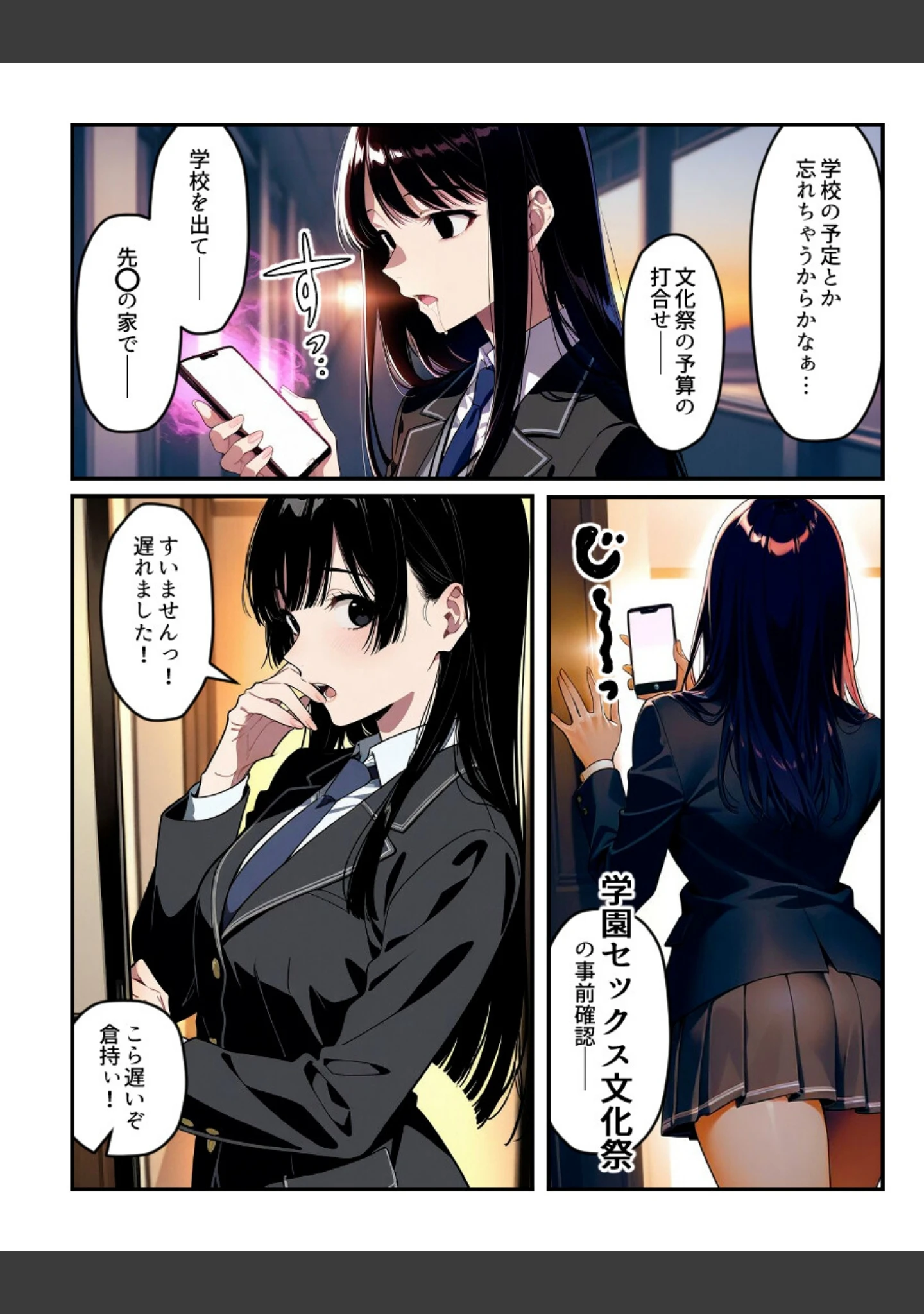 「催〇時間割【白抜き修正版】（単話）」（アイロク屋） 試し読み 5ページ目