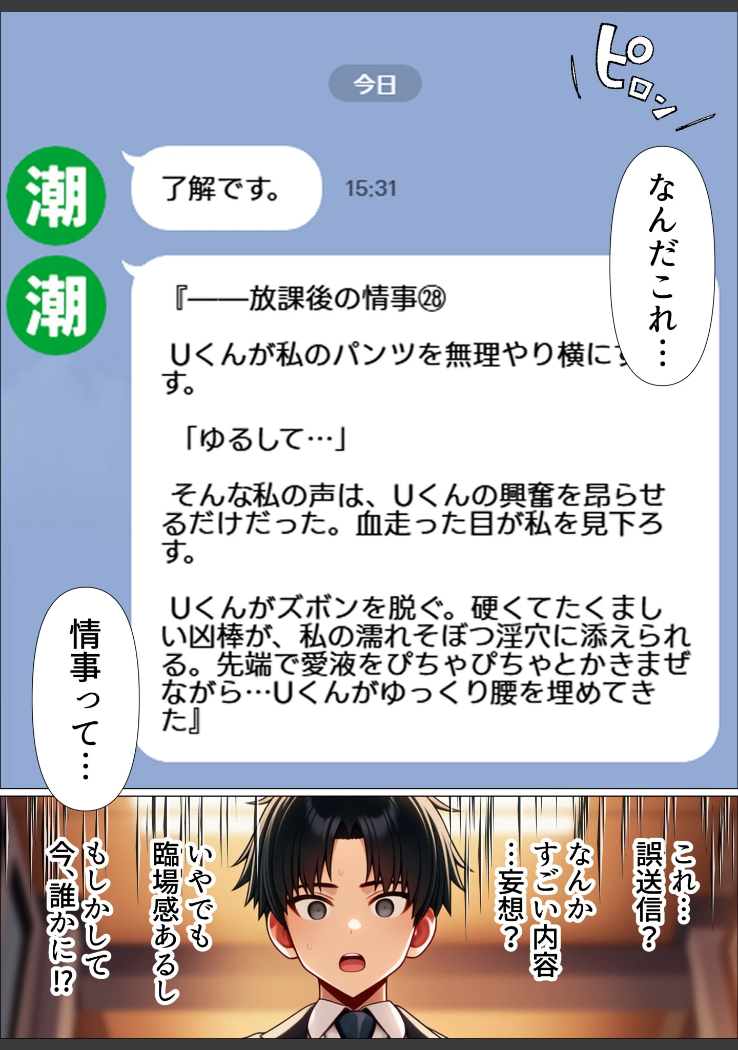 「地味な子とセックスしたら、相性よくてその後もヤリまくった話【棒消し修正版】」（わんどーる） 試し読み 10ページ目