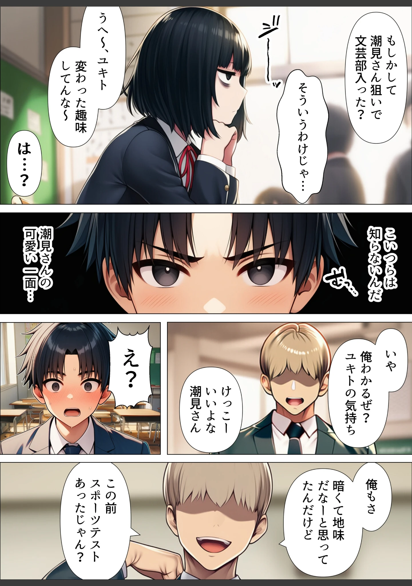 「地味な子とセックスしたら、相性よくてその後もヤリまくった話【棒消し修正版】」（わんどーる） 試し読み 6ページ目