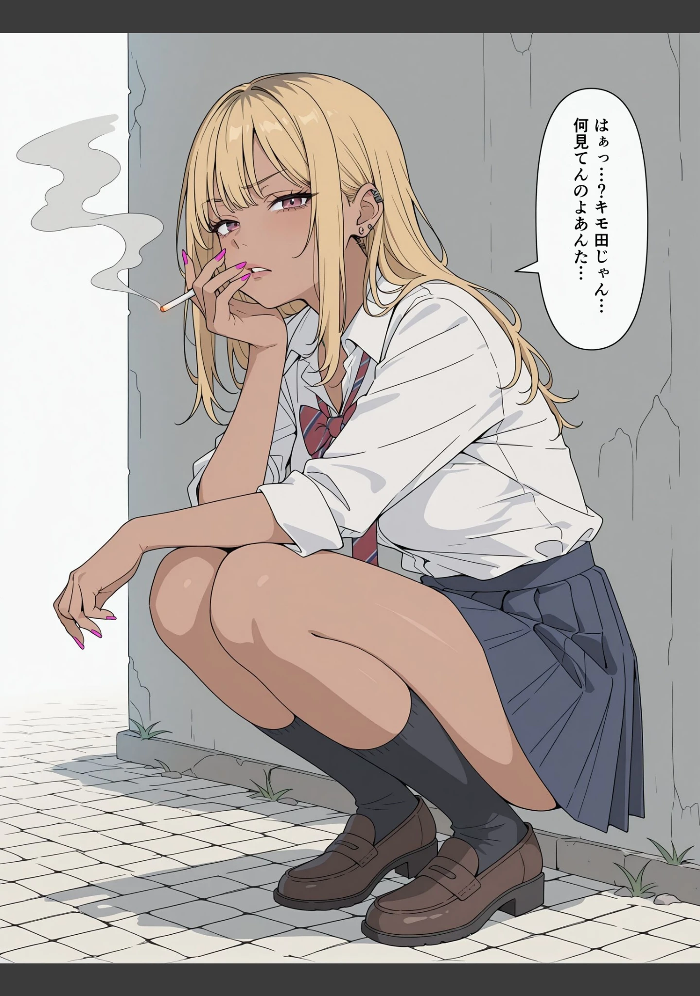 「黒ギャルの弱みを握ってわからせた【モザイク版】」（禁断の果実） 試し読み 5ページ目