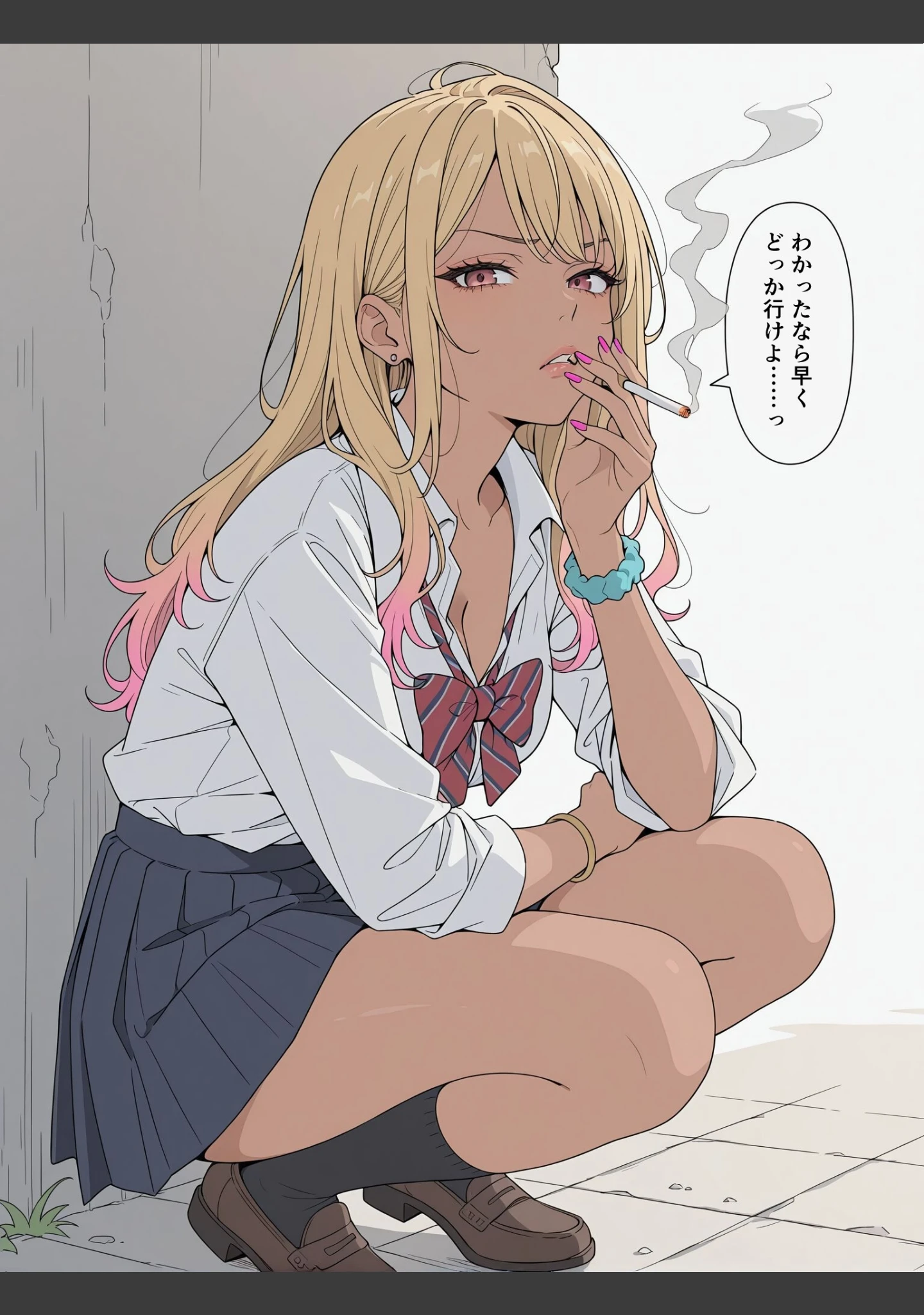 「黒ギャルの弱みを握ってわからせた【モザイク版】」（禁断の果実） 試し読み 7ページ目
