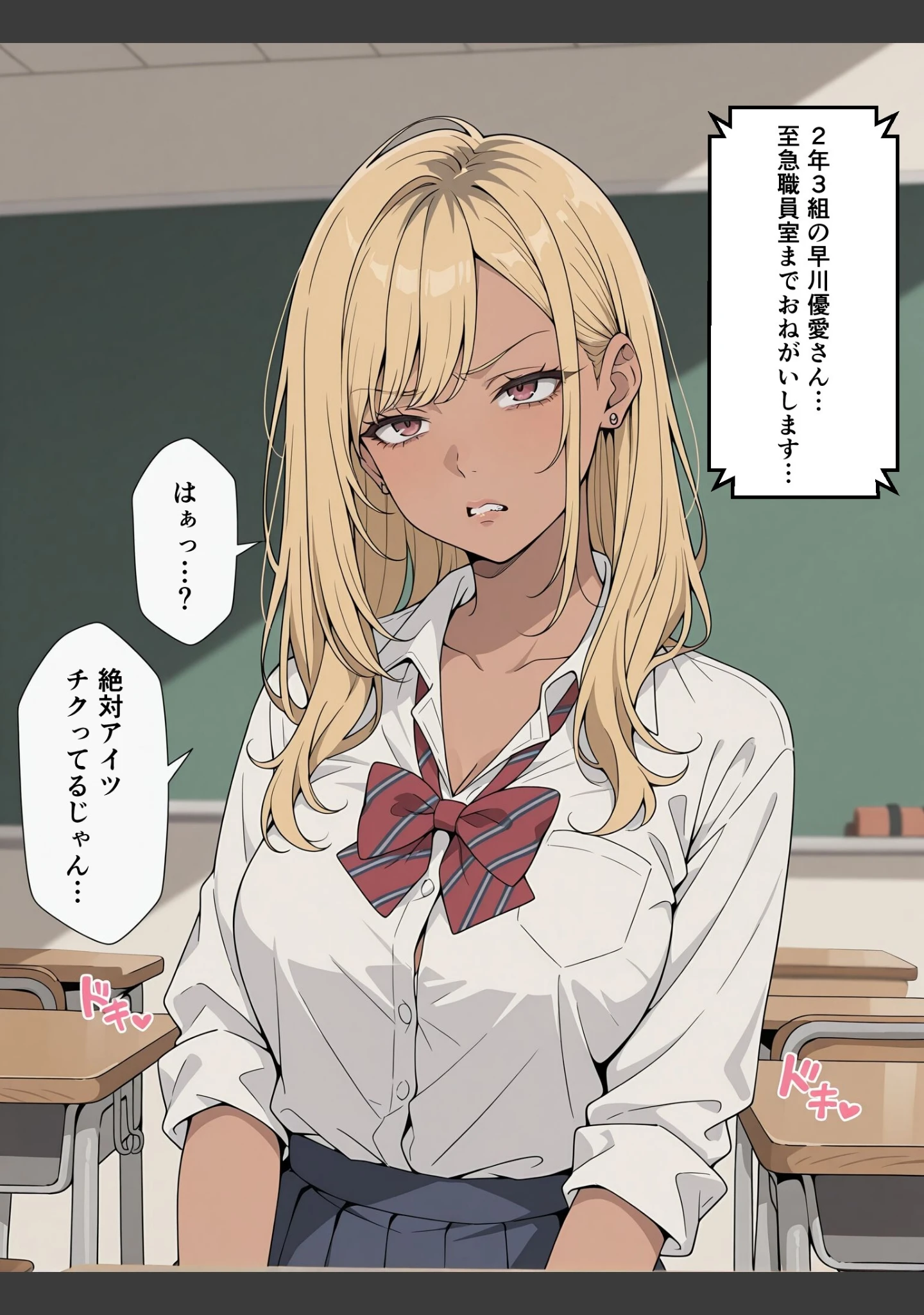 「黒ギャルの弱みを握ってわからせた【モザイク版】」（禁断の果実） 試し読み 9ページ目