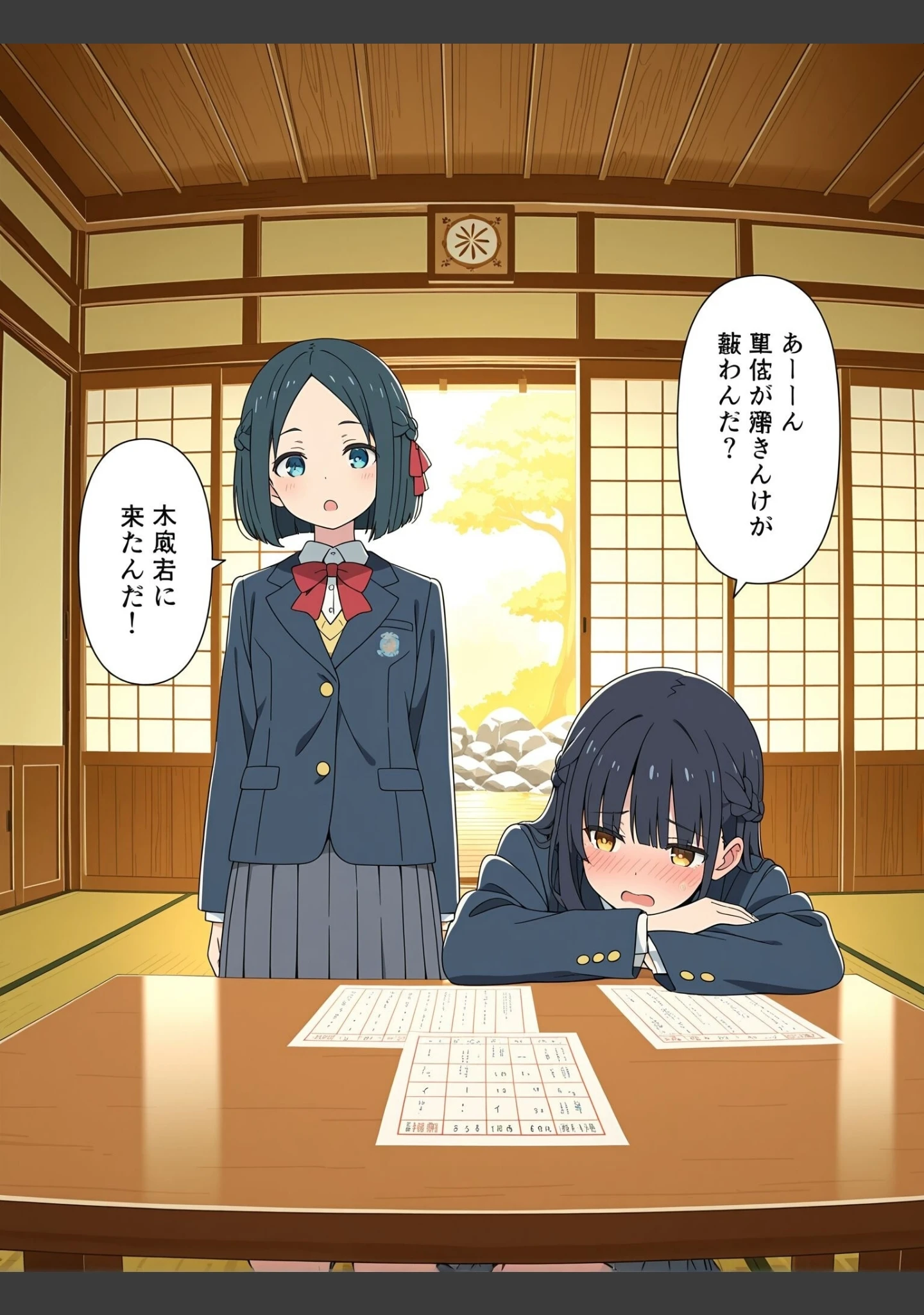 「修学旅行の夜は混浴温泉【モザイク版】」（此処から） 試し読み 15ページ目