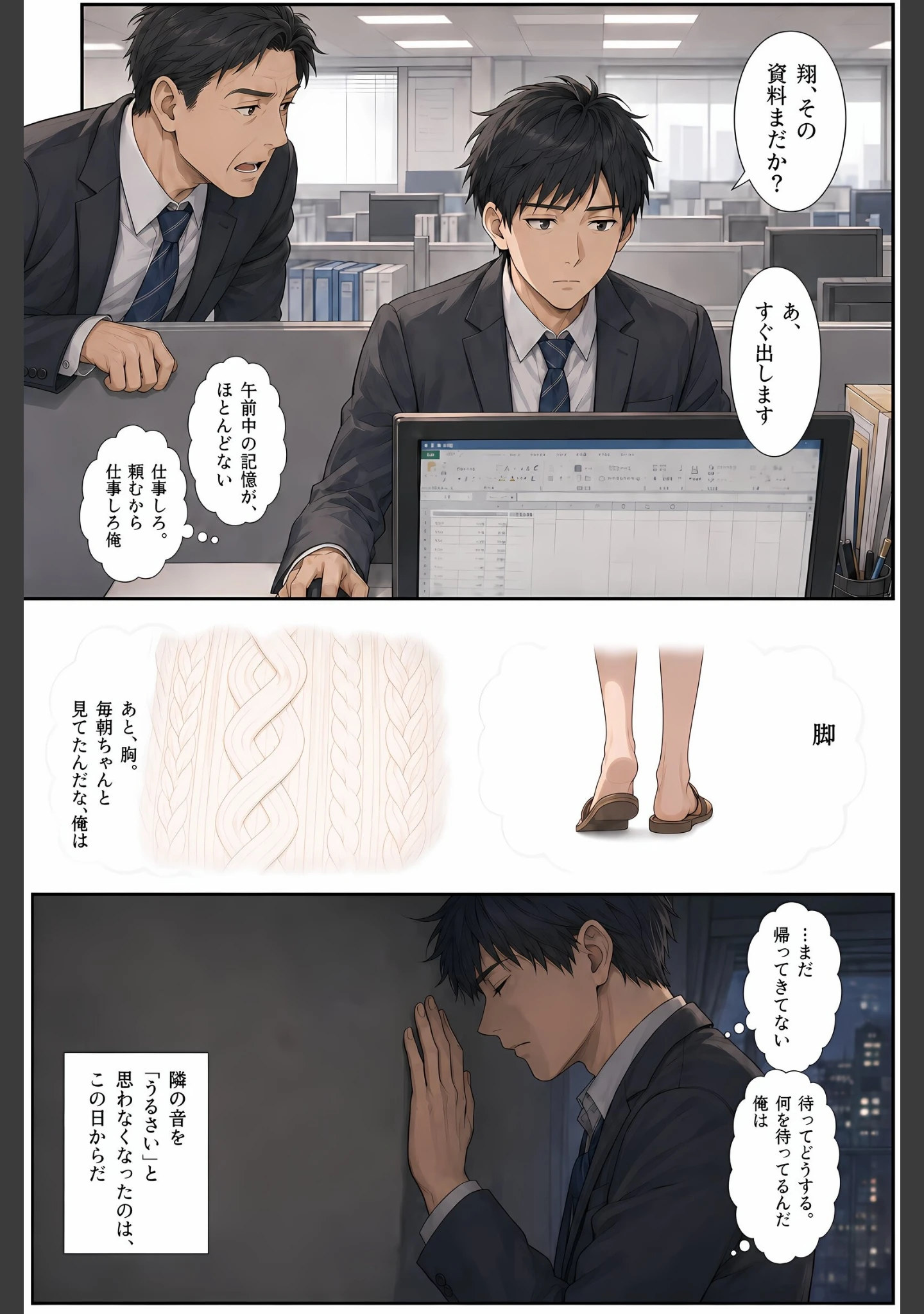 「隣の人妻（29）が夫の留守中にベランダで配信オナニーしていたので、壁越しに聞いていた俺が中出しするまで【モザイク版】」（かわいいラボ） 試し読み 15ページ目