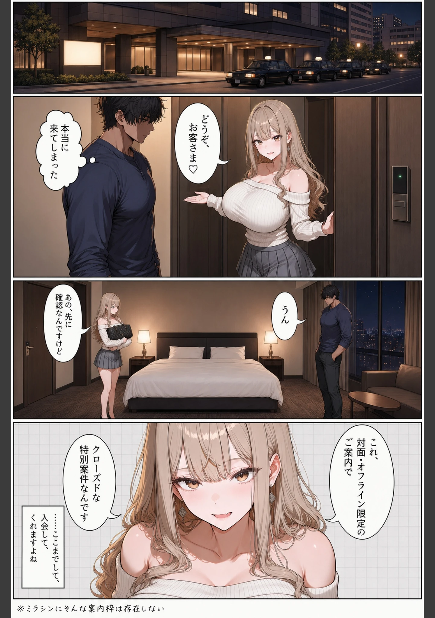 「「AIで人生変わりますよ◇」と勧誘してきたマルチ港区女子に「入会するからエッチさせて」と返してみた【モザイク版】」（かわいいラボ） 試し読み 15ページ目