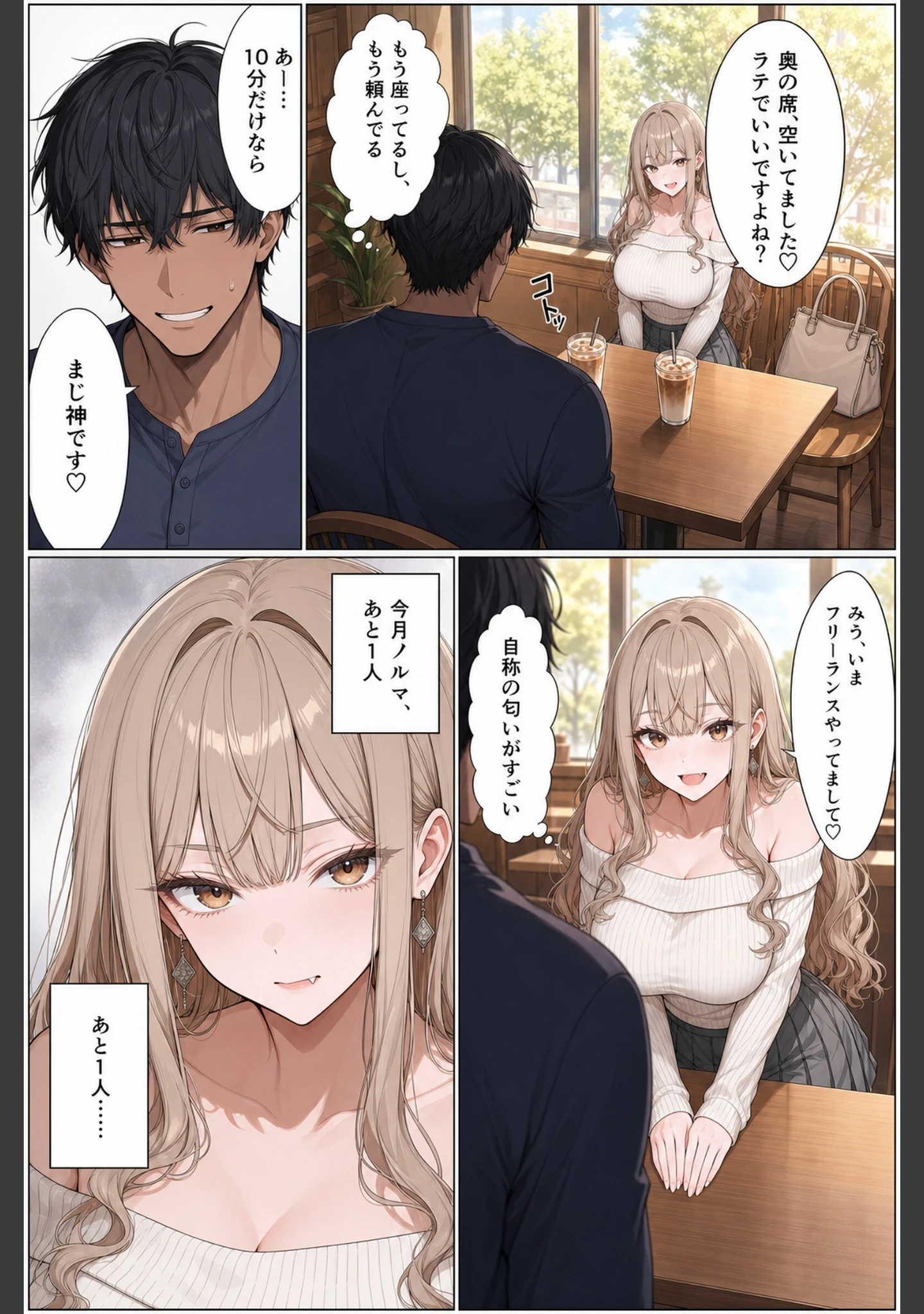 「「AIで人生変わりますよ◇」と勧誘してきたマルチ港区女子に「入会するからエッチさせて」と返してみた【モザイク版】」（かわいいラボ） 試し読み 3ページ目