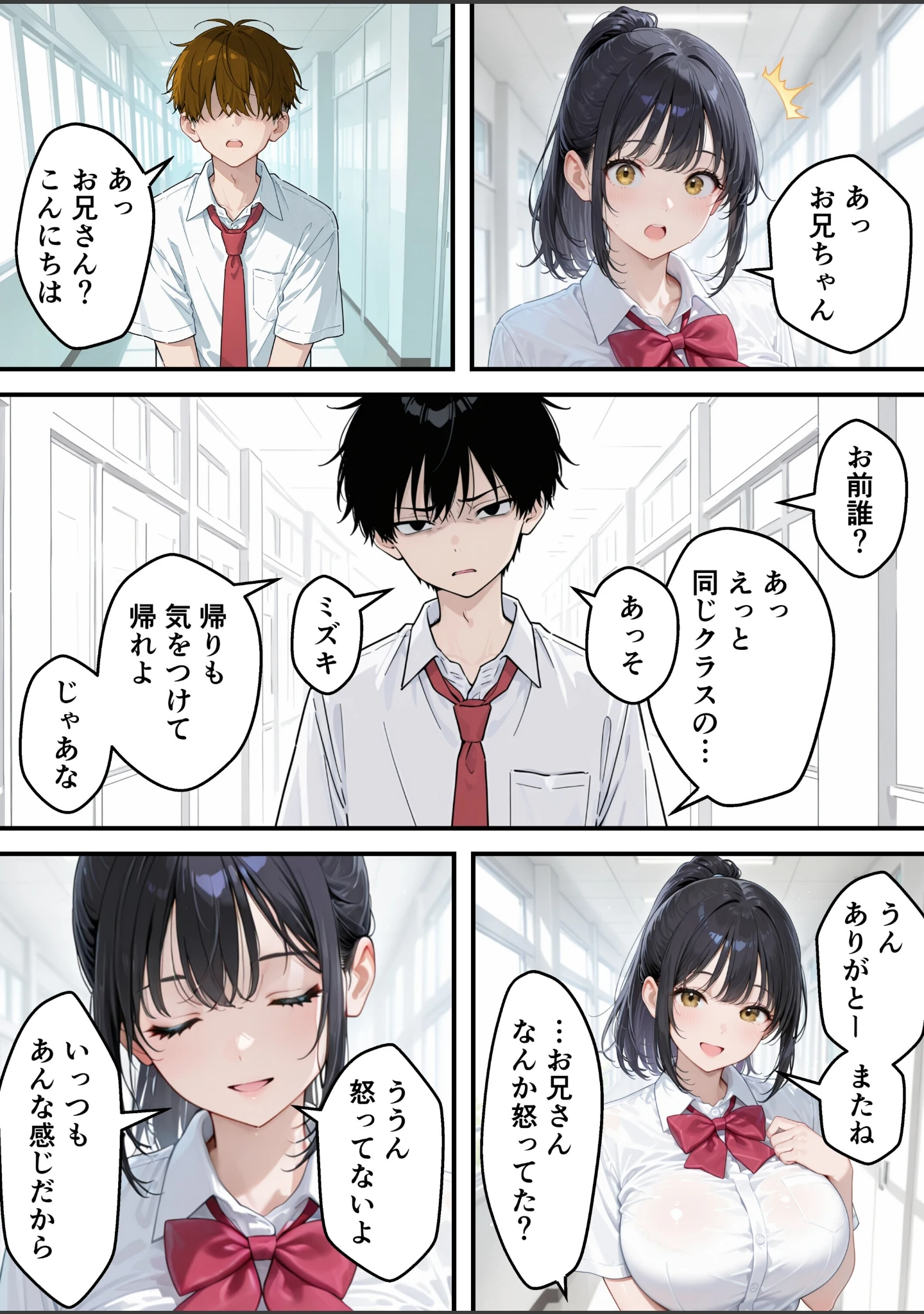 「清楚系巨乳妹への媚薬漬け開発セックス_俺の妹は誰にも渡さない【モザイク版】」（あふれだすにじる） 試し読み 5ページ目